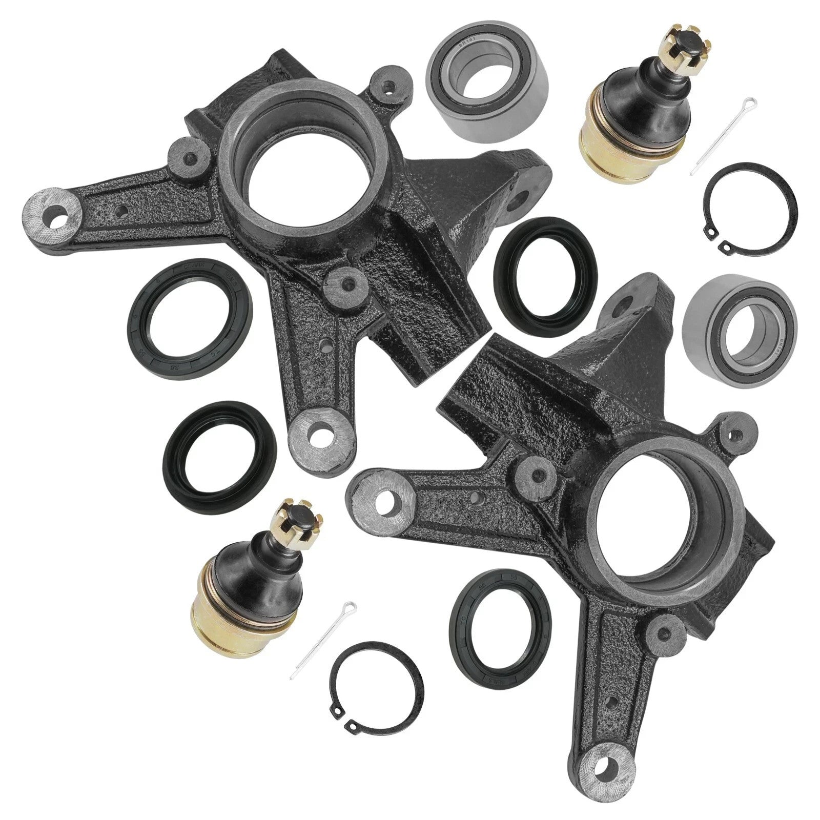 Front Knuckle Bearing Kit For Honda Rincon 680 TRX680FGA 4x4 GPScape 2006-2009