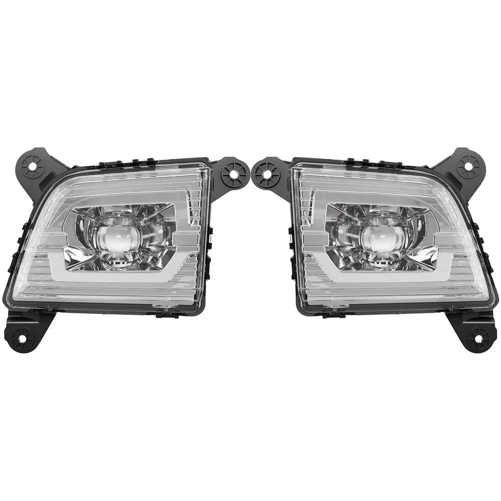 Fit For 2019-2022 Chevy Silverado 1500 Generation LED Fog Lights Lamp Clear New