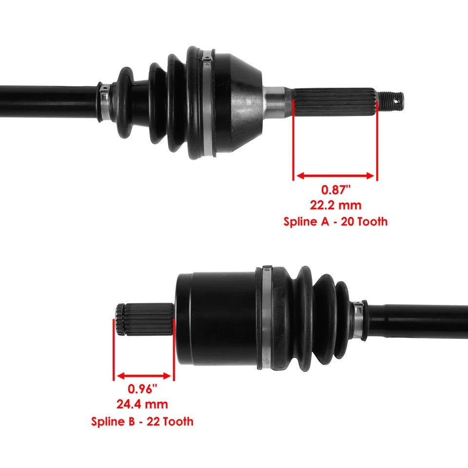for Polaris Sportsman 400 500 600 700 800 MV7 2005 Front LH / RH CV Joint Axle