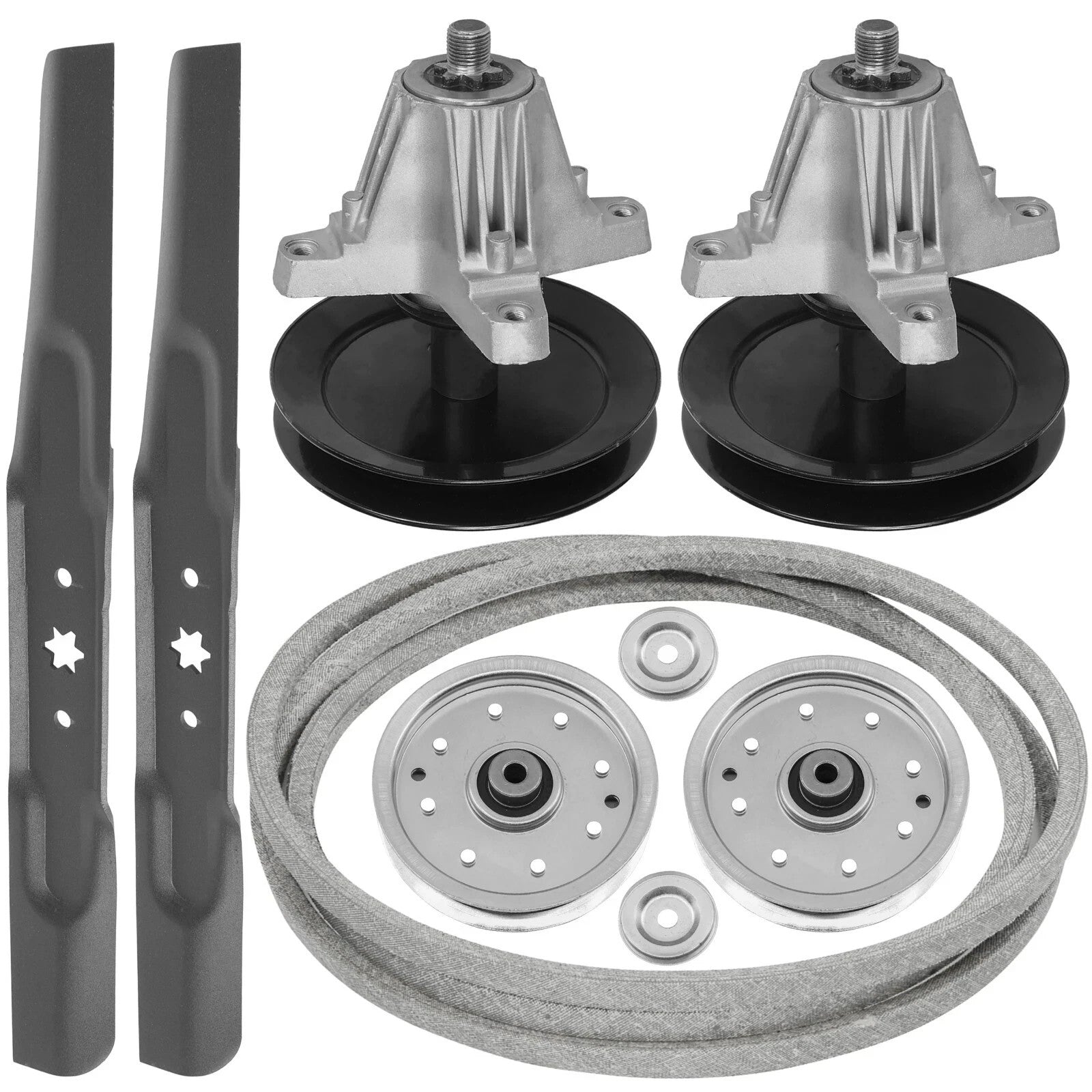 Caltric 42" Deck Spindle Blade Belt Pulley Rebuild Kit For Cub Cadet LTX1040
