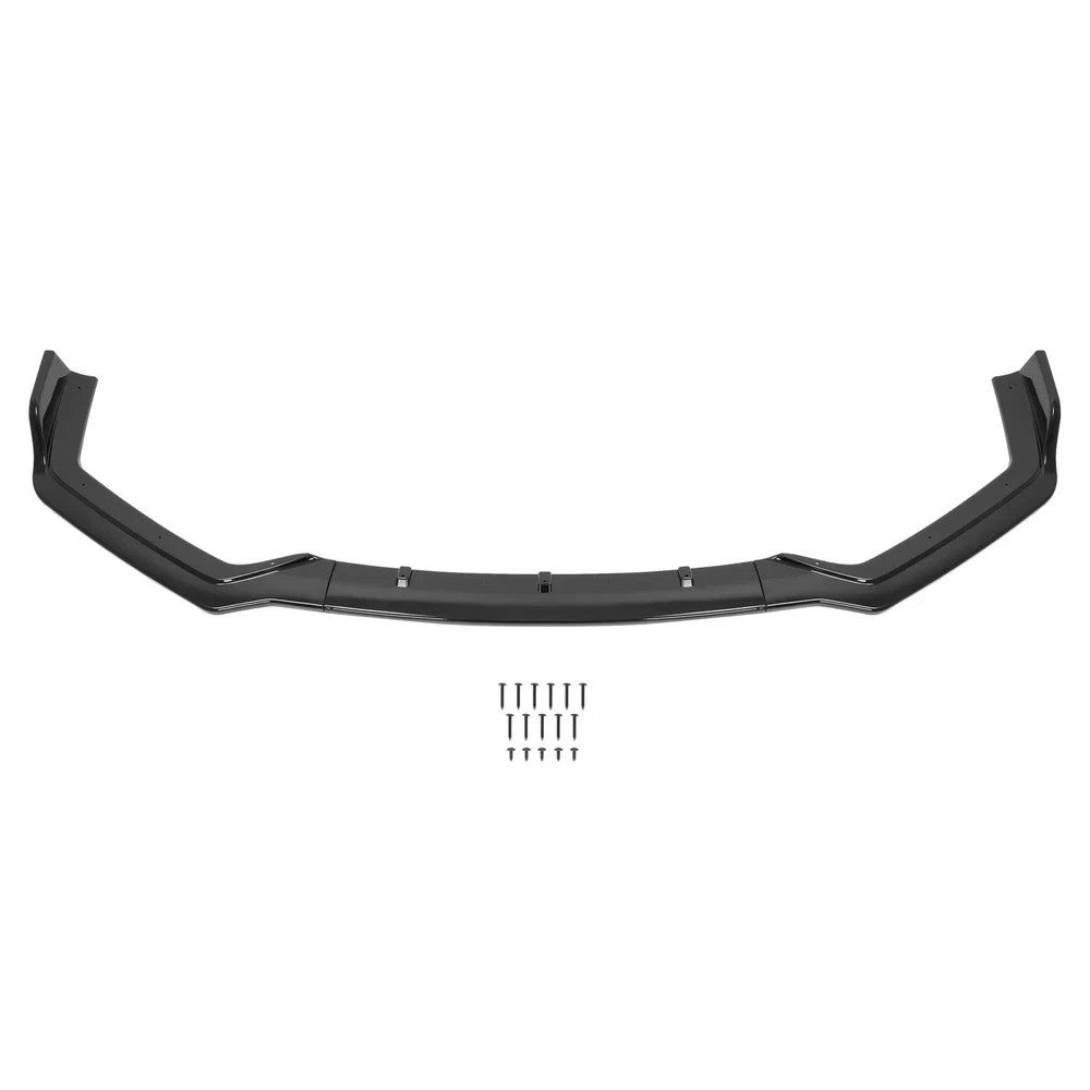 For Infiniti Q50 Sport 18-23 24 Glossy Black Front Bumper Lip Spoiler Splitter