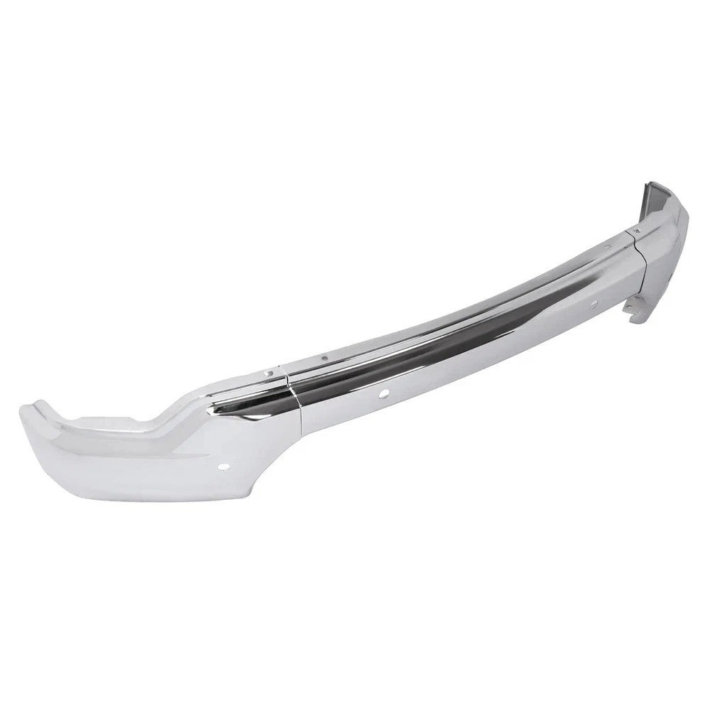 For GMC Sierra 1500 2019-2022 Chrome Front Bumper Face Bar With Park Assist Hole