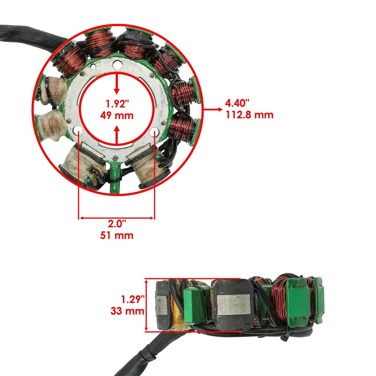 Stator for Arctic Cat ZR 500 580 600 EFI Le ZR500 ZR580 ZR600 Magneto