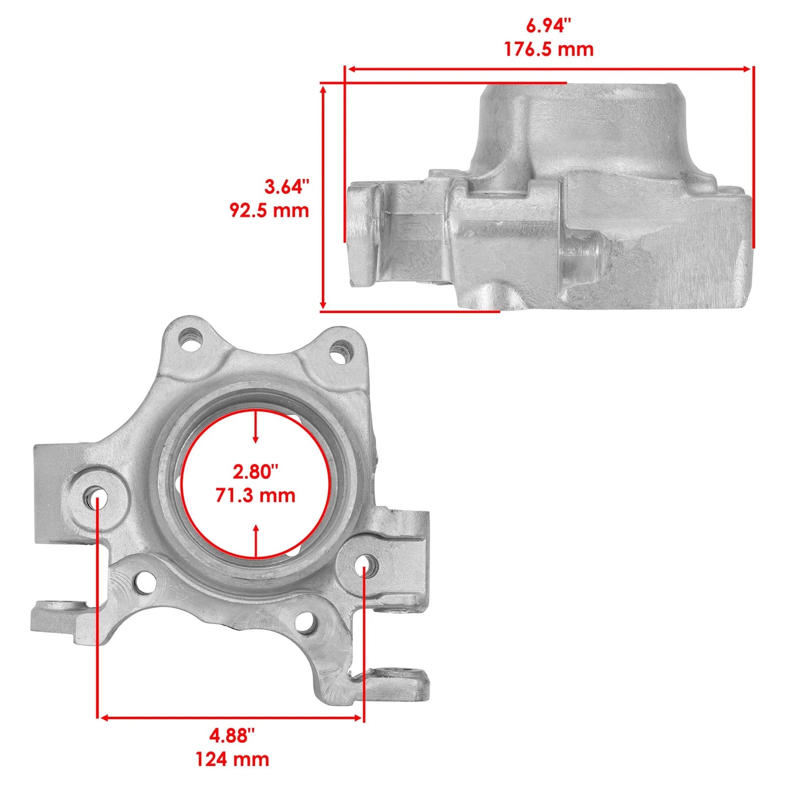 Rear Left Wheel Knuckle Bearing For Polaris RZR XP 4 1000 17-21 Sport 22-2023 