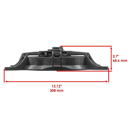 Caltric B16-E2405-01-00 B16-E2405-00-00 Radiator Cooling Fan Blowing for Yamaha