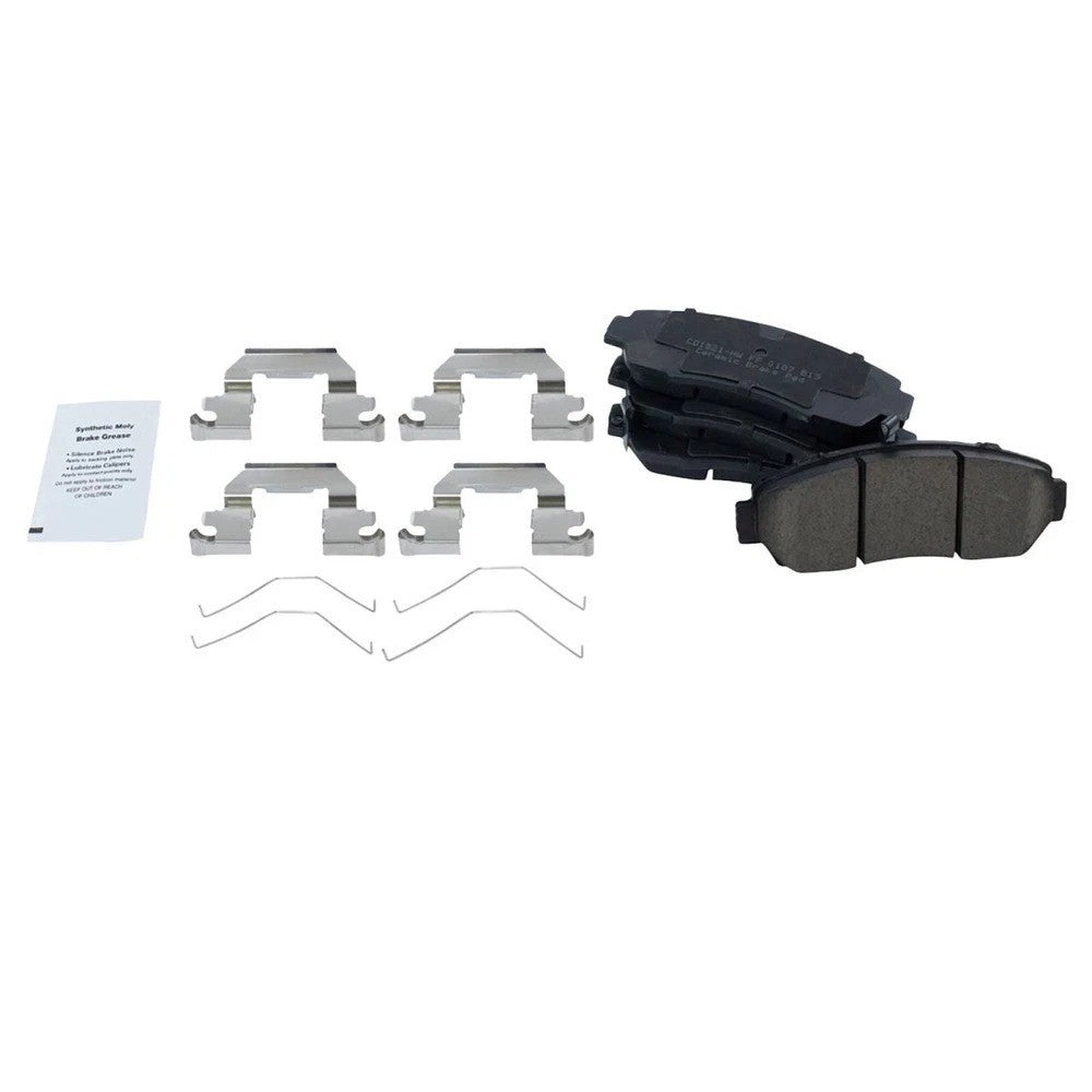 Front Brake Pad & Rotor Kit Ceramic Premium G-Coated Fits 2019-2023 Acura RDX