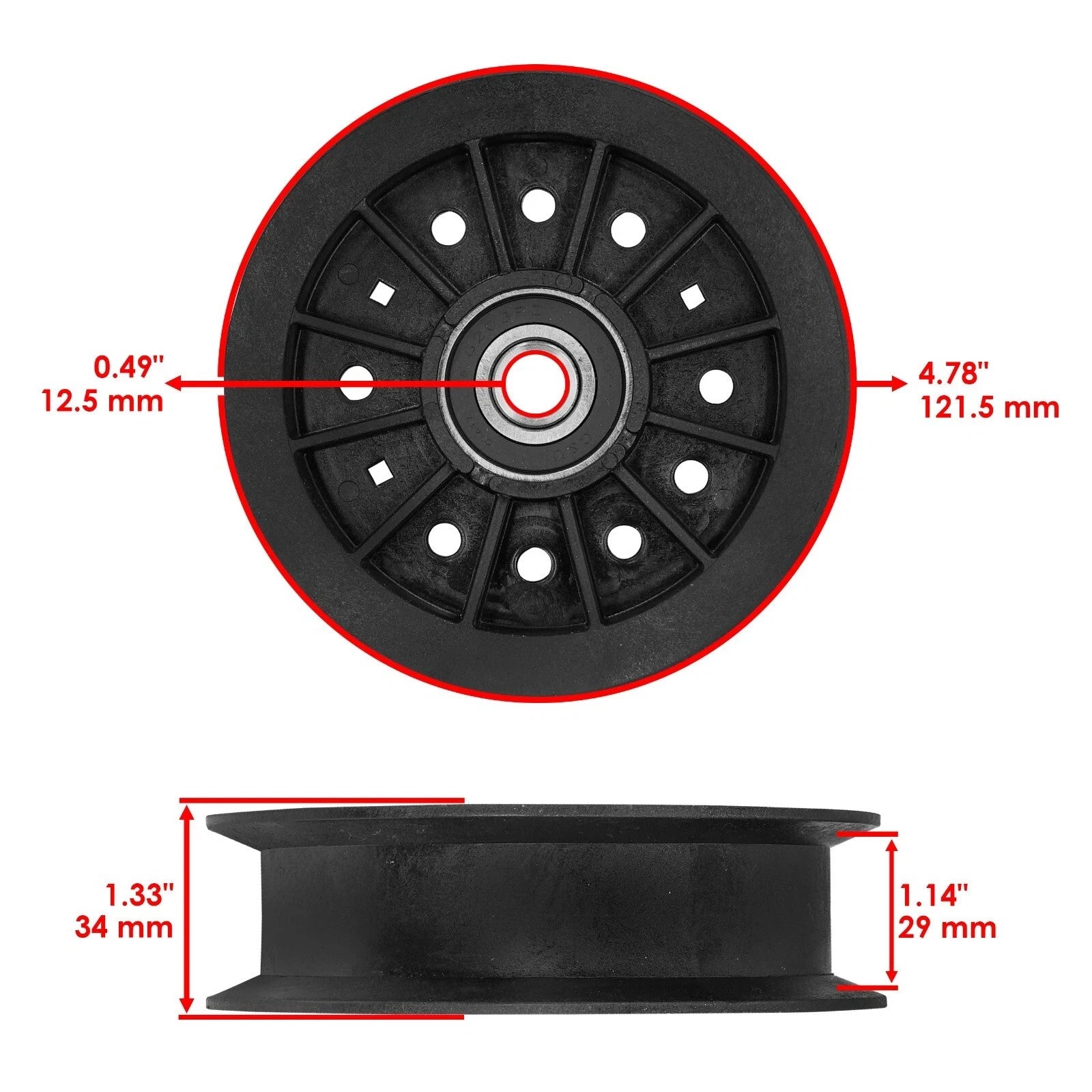 38" Deck Pulley for Murray 38500 38501 38502 38502x51B 38502x66A 38500x83A
