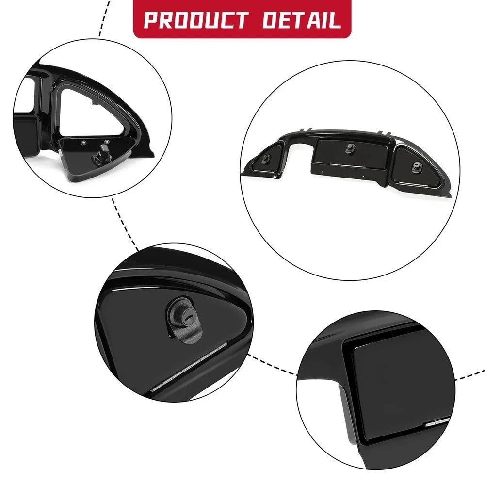 Golf Cart Dash Cover DashBoard With Locks For Club Car Precedent Tempo 2008.5+