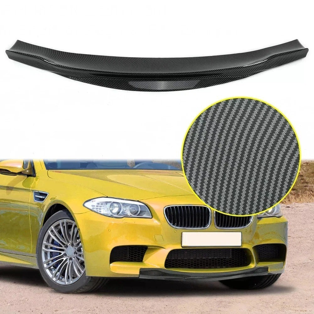 R Style For BMW F10 M5 2012-17 Carbon Fiber Style Front Bumper Chin Lip Splitter