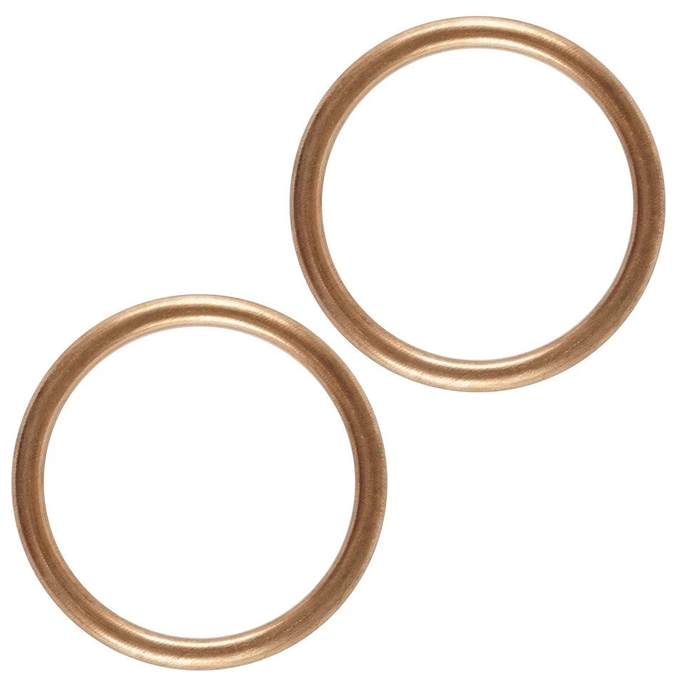 2 Exhaust Pipe Gaskets for Honda XL250R 1982 / XL350R 1984 1985 / XL600R 83-87