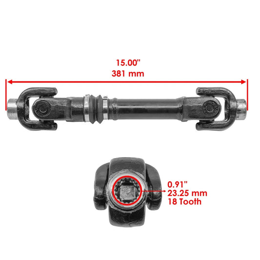 Rear Propeller Drive Shaft For Can-Am Outlander 650 4X4 Dps Xt Xtp EFI 2013-2018