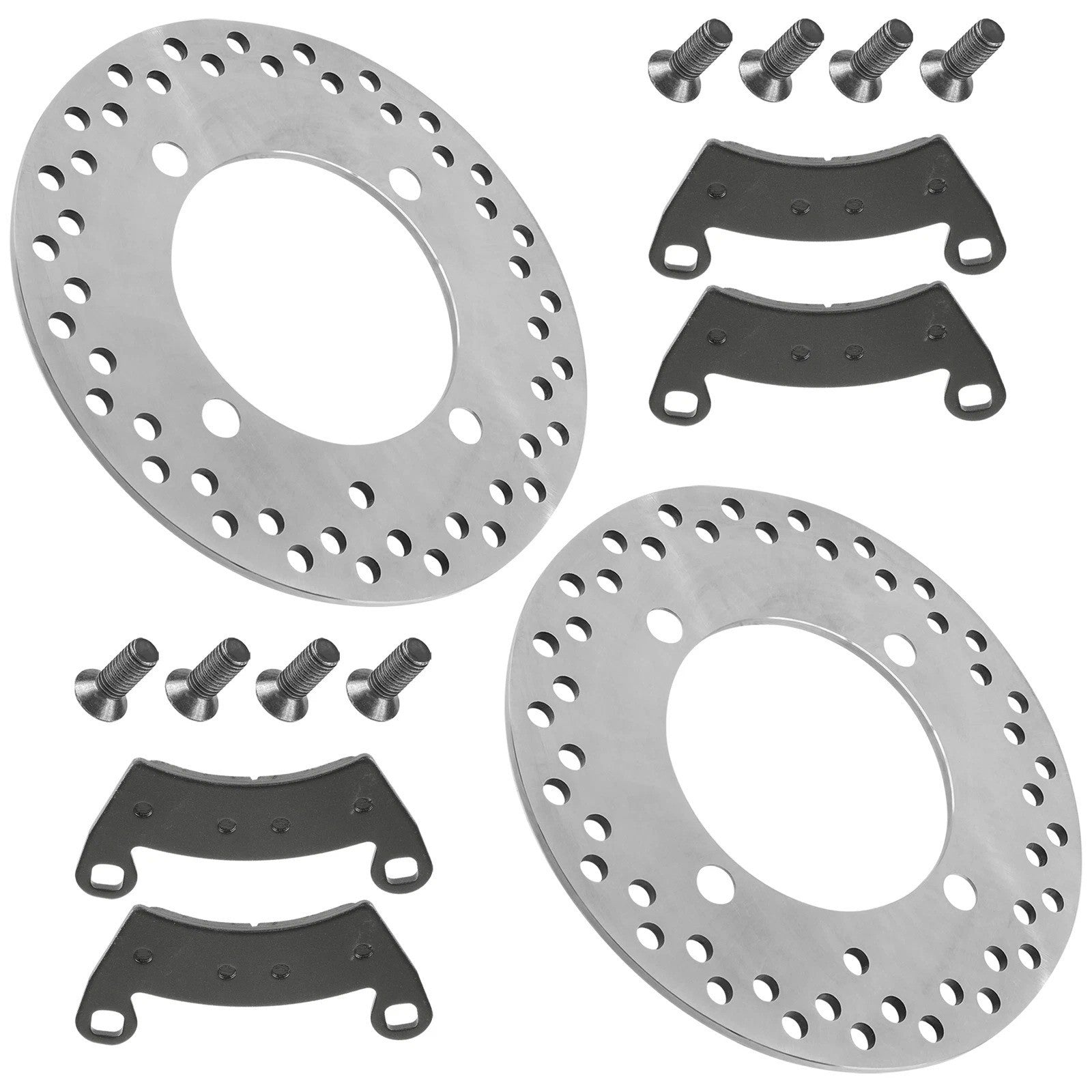 Brake Discs w/Pads & Bolt  For Polaris Ranger 1000 XP 1000 Crew XP 1000 18-2025
