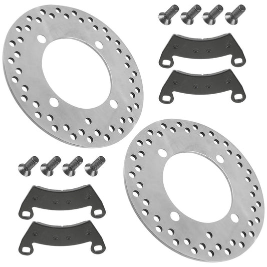 Brake Discs w/Pads & Bolt  For Polaris Ranger 1000 XP 1000 Crew XP 1000 18-2025