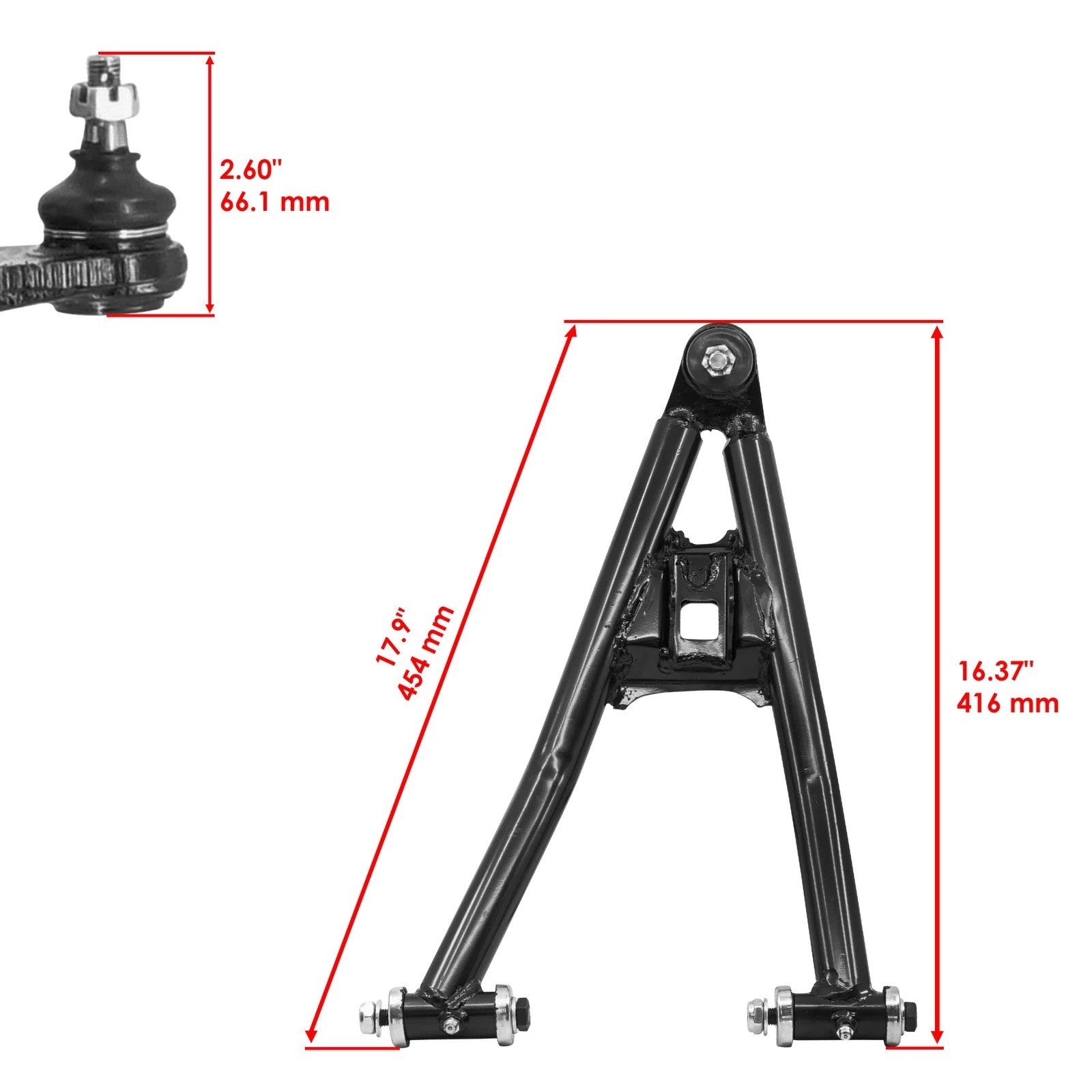 Front Lower Left A-Arm for Yamaha Raptor 700 / 700R YFM700R 2006-2023
