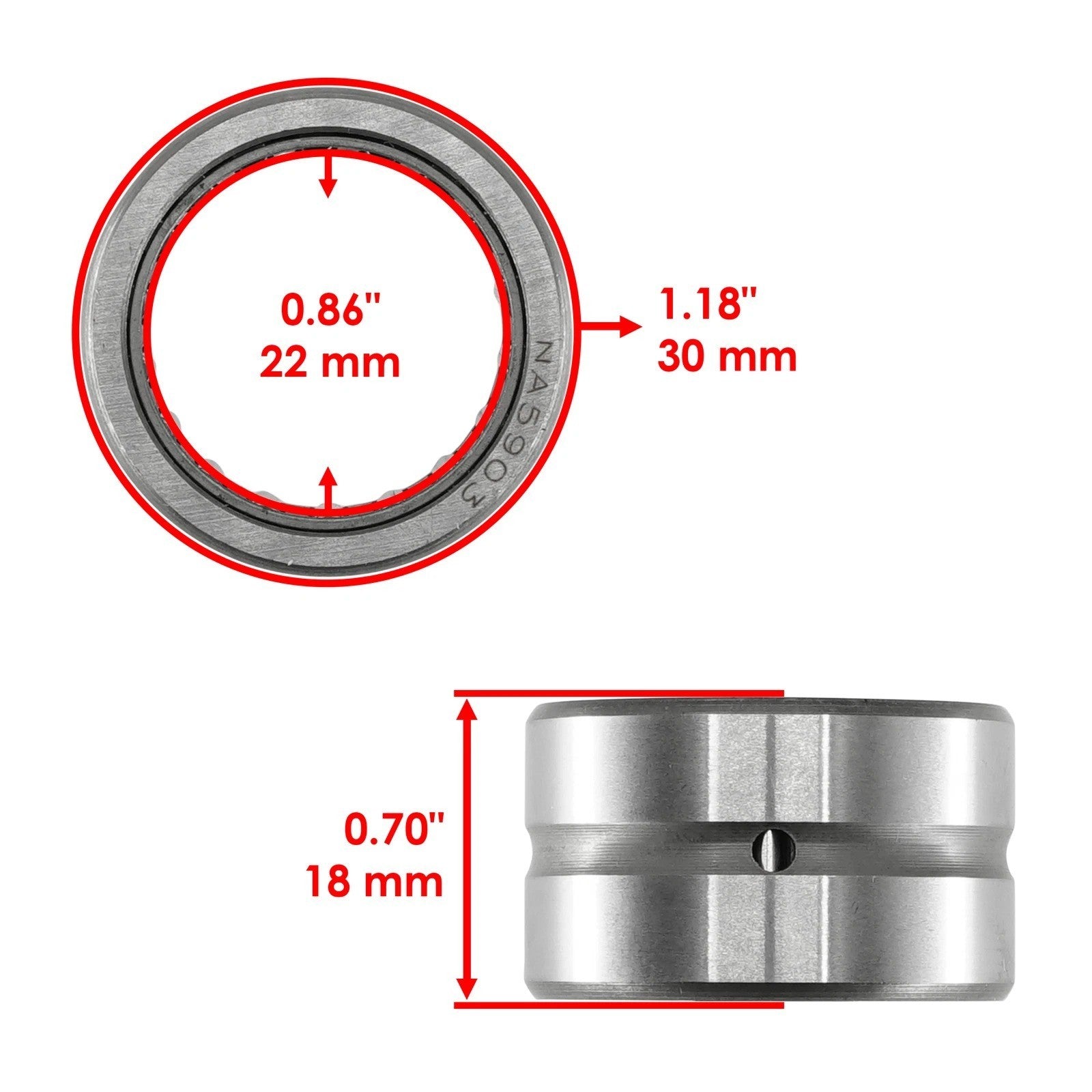Rear Differential Bearing Seal Kit for Yamaha Rhino 700 YXR700F 4X4 FI 2008-2013