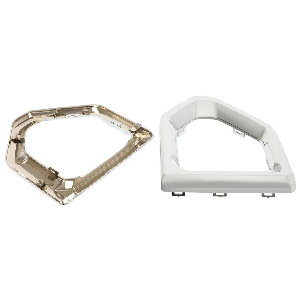 HECASA Fog Light Trim Bezel Cover Chrome For GMC Sierra 1500 Denali 2019-2022