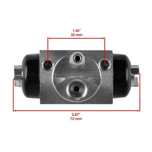 2x Front Rear Brake Cylinder for Kawasaki Mule SX 4X4 XC FI KAF400 2020-2024