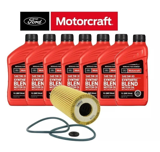 Motorcraft 5W-30 Oil Change Kit 7 Quarts Ford Bronco/F-150 2.7L EcoBoost