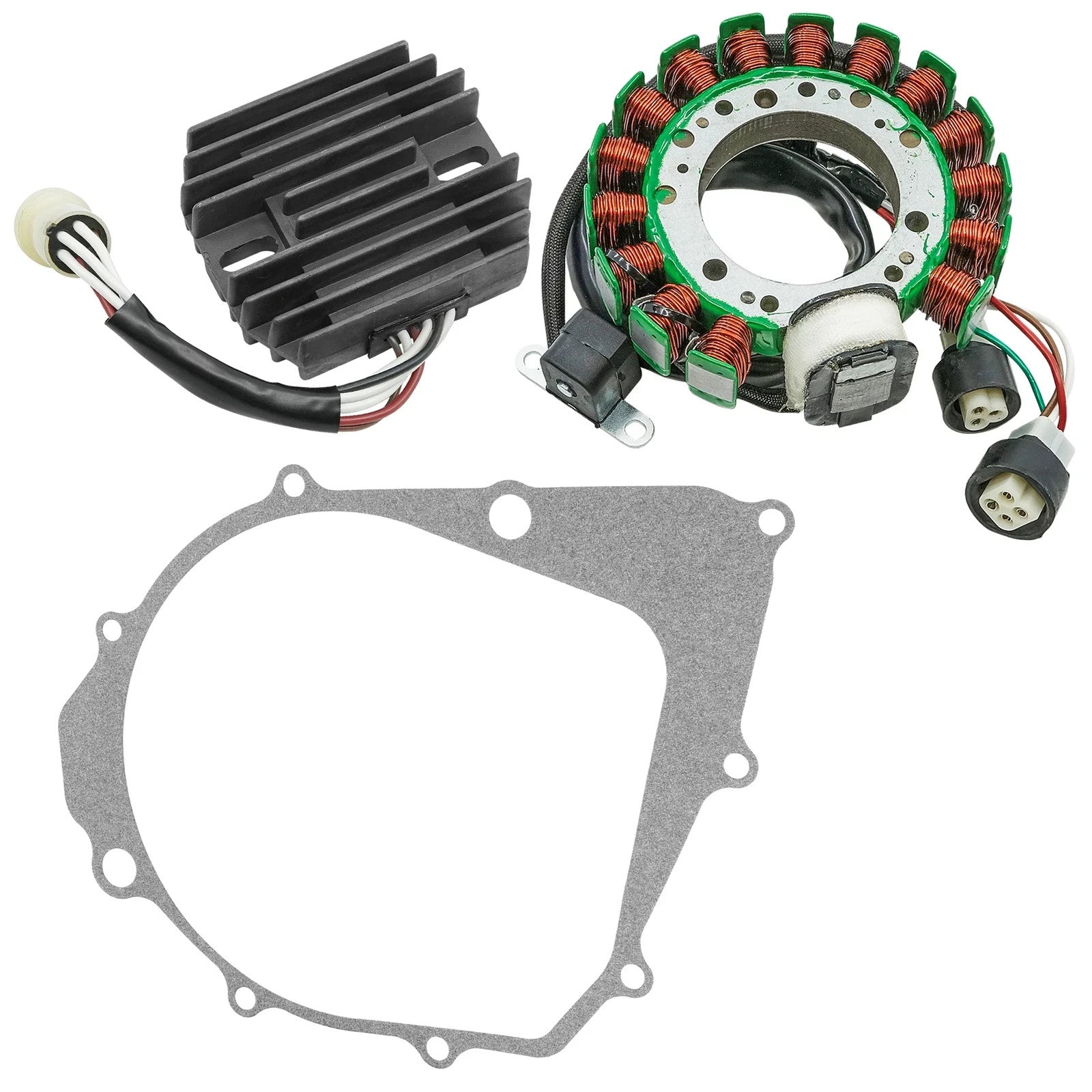Stator & Regulator Rectifier for Yamaha Moto-4 350 YFM350 1990-1994 W/Gasket