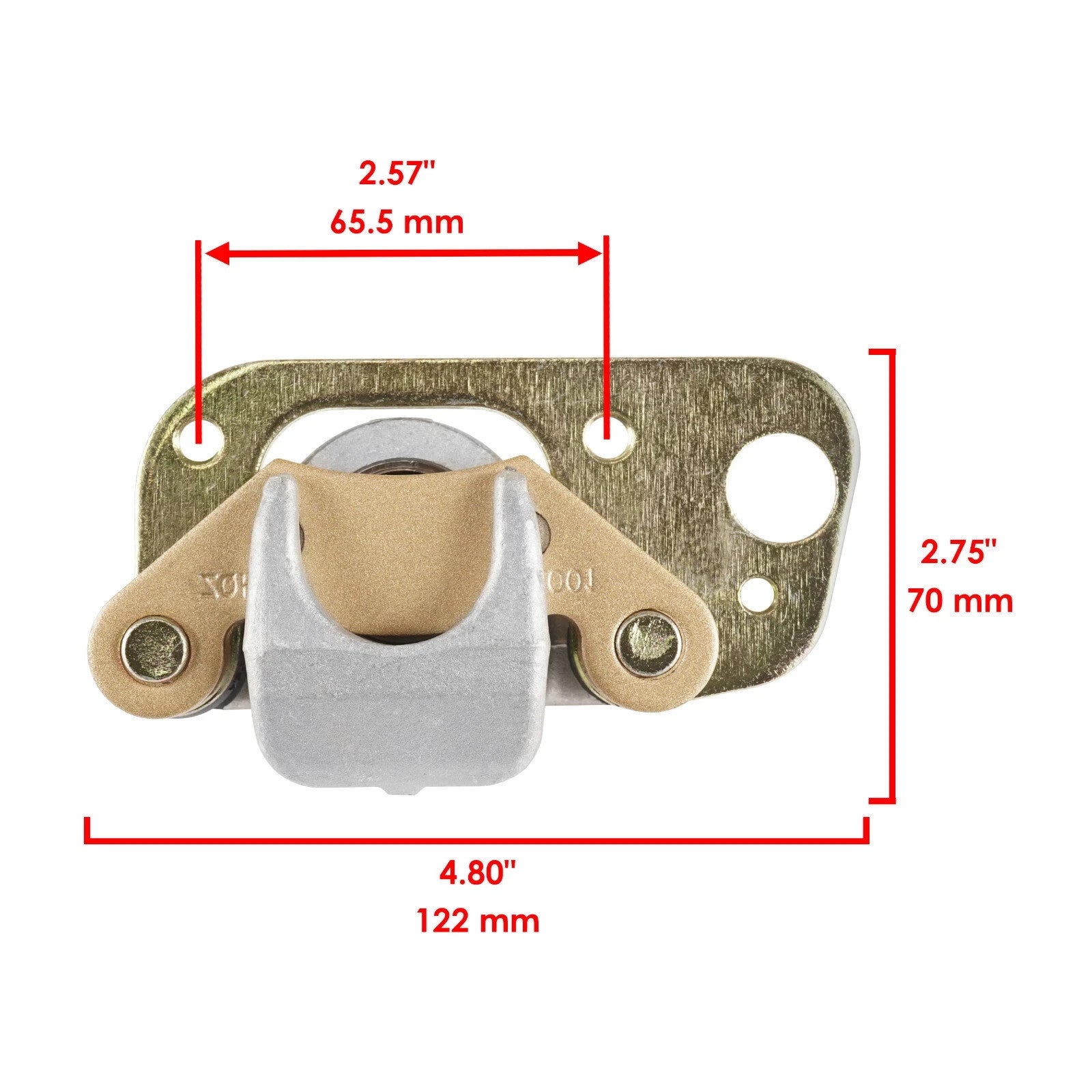for Polaris Trail Boss 330 2005-2009 Front and Right Left Brake Caliper w/ Pads
