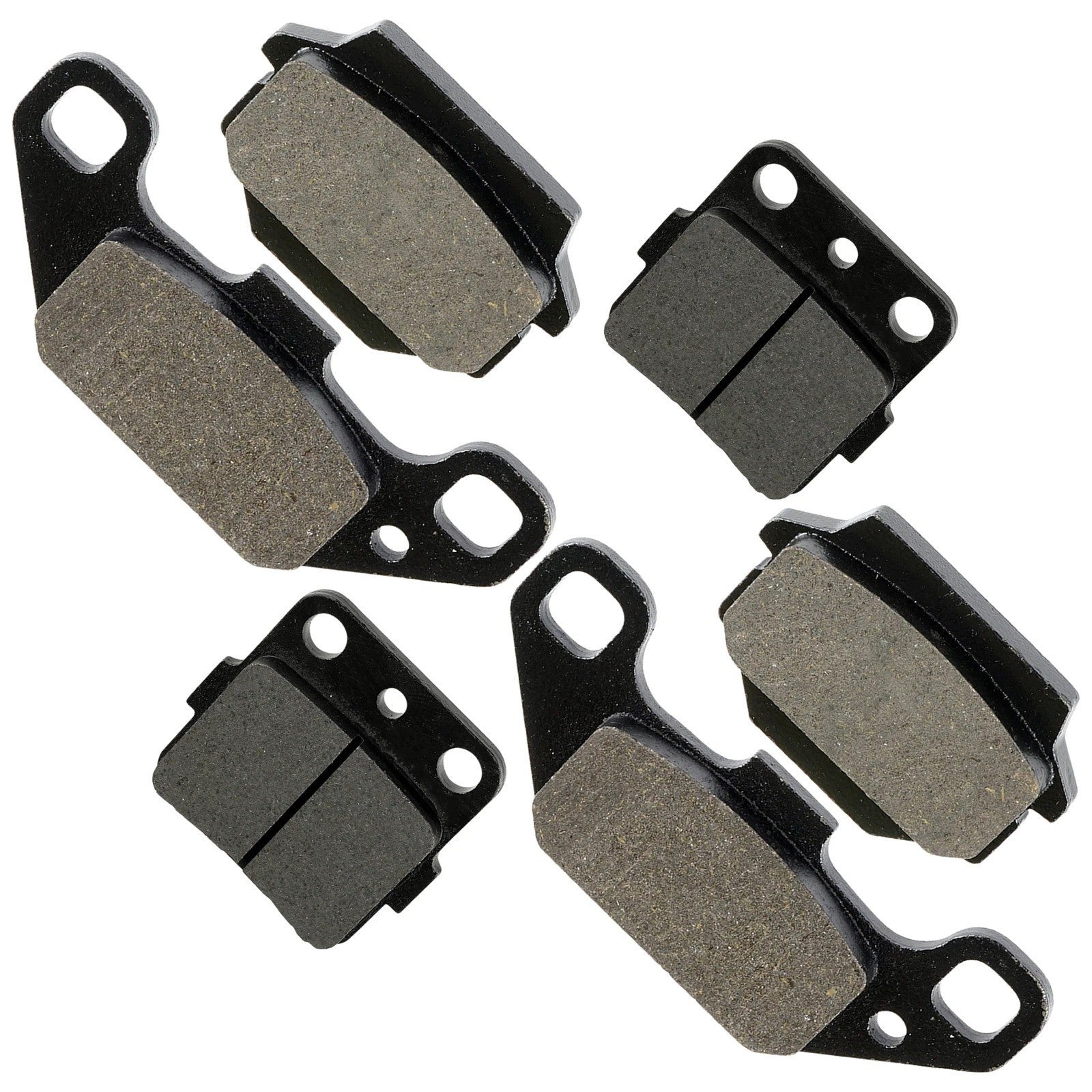 Caltric Front and Rear Brake Pads for Suzuki LT250R Quadracer 250 1985 1986