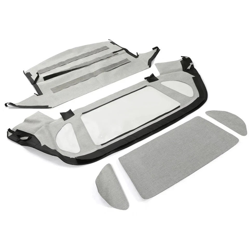 For Mercedes-Benz R129 SL500 300SL 90-02 Convertible Soft Top Plastic Window