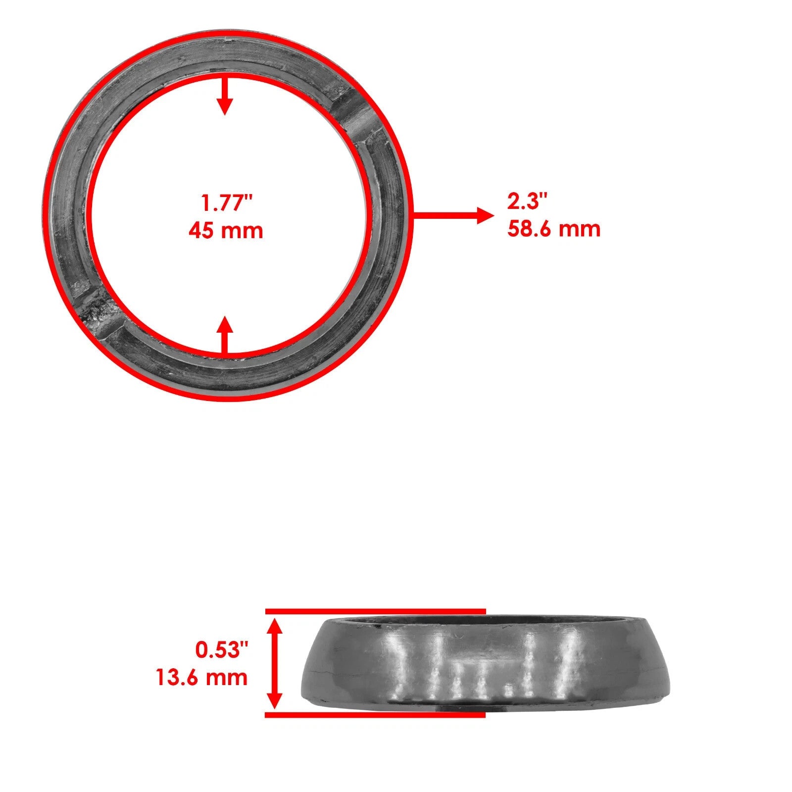 Caltric 5243518 5256385 Exhaust Gasket Kit For Polaris Ranger SidexSide