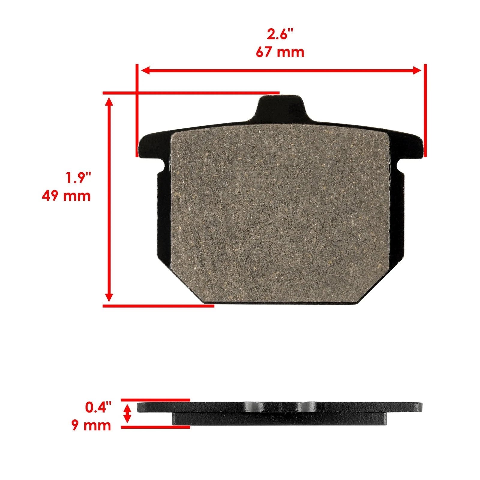 Brake Pads for Honda GL1100 Goldwing Aspencade 1980 1981 Front Rear Pads