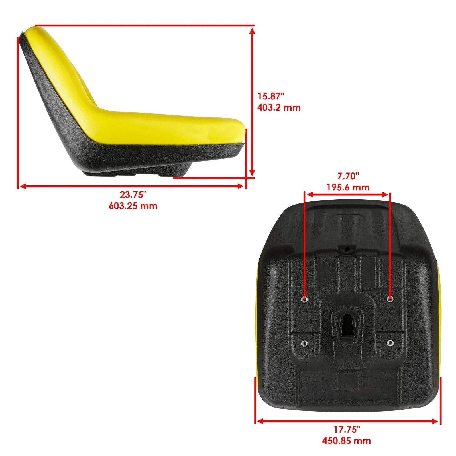 Seat For John Deere LA135 LA145 LA155 X125 X126 X130R X135R X145 X146R X147R