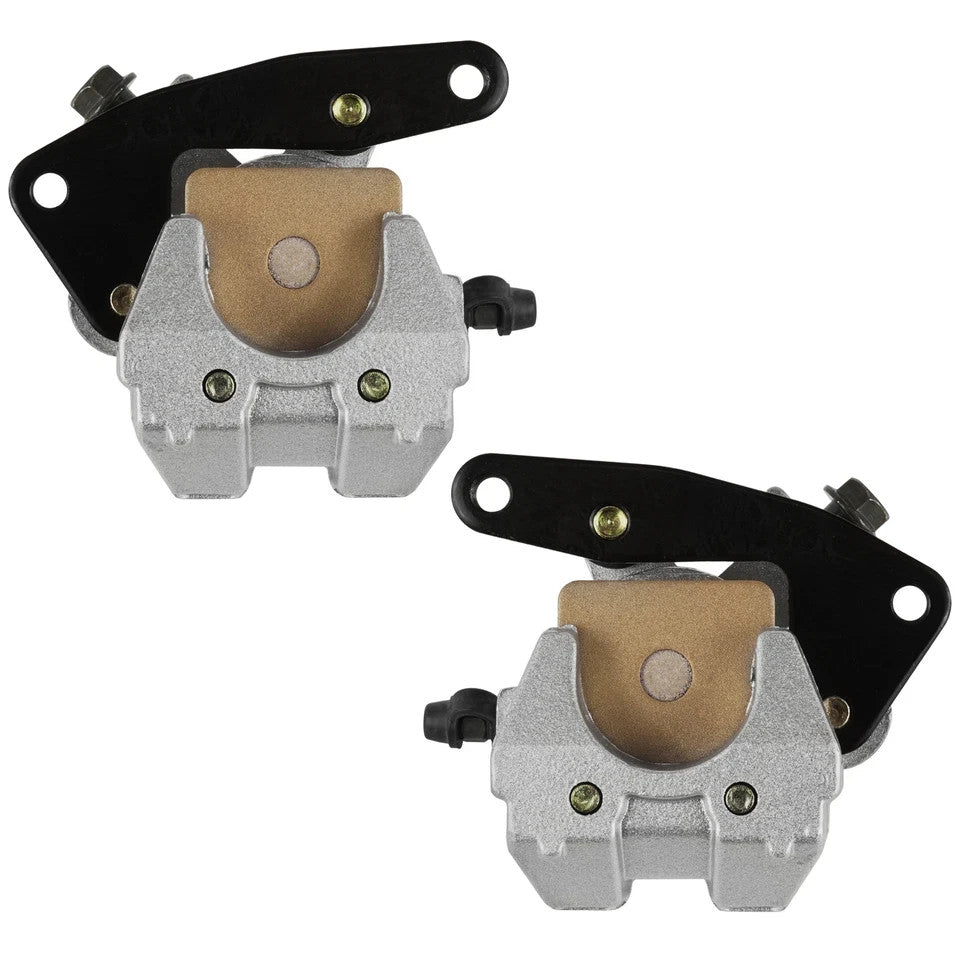 Front Left Right Brake Caliper W/Pads For Yamaha Kodiak 450 YFM450 4X4 2003-2026