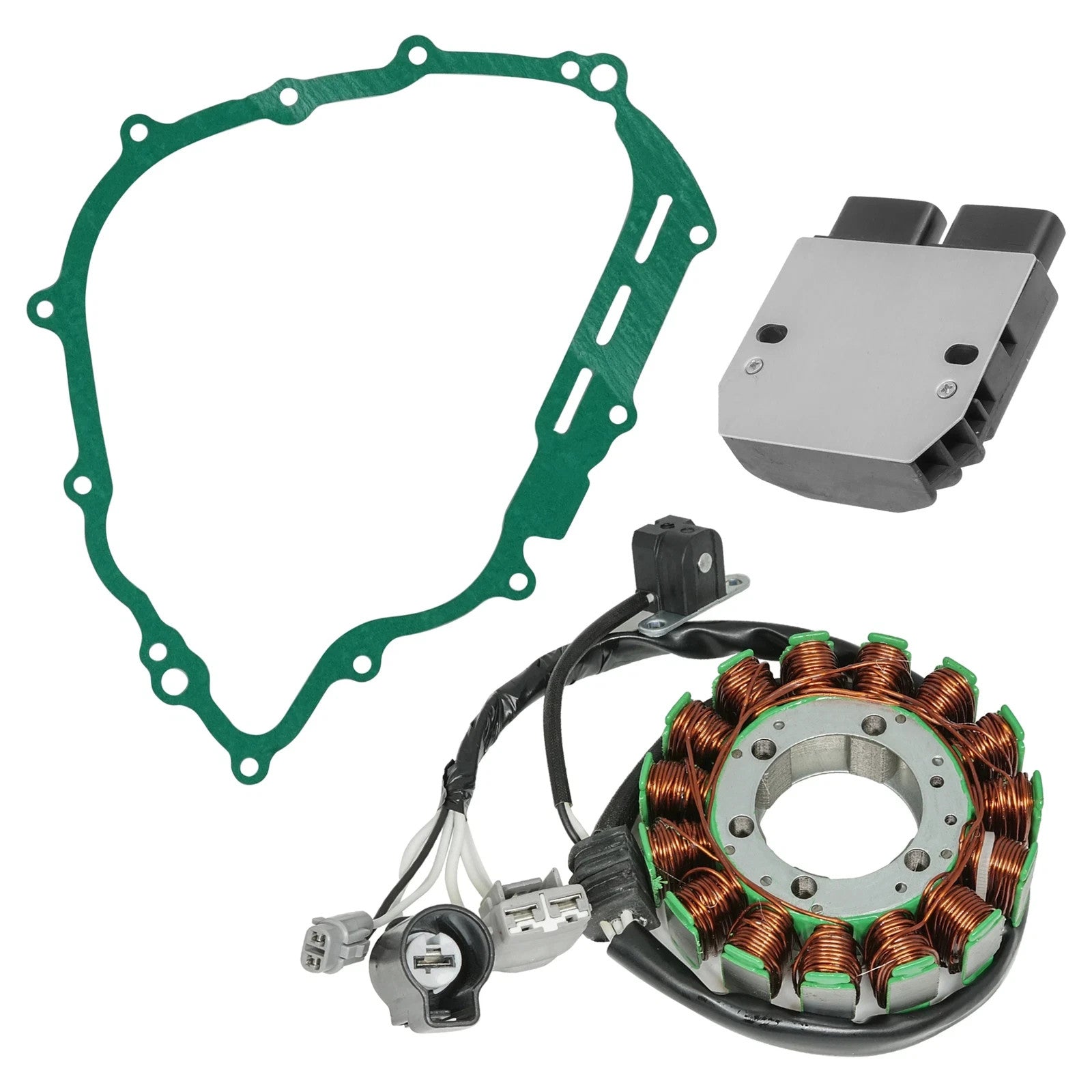 Stator & Regulator for Yamaha Rhino 700 YXR700F 4X4 Fi Sport 2008-2013 W/Gasket