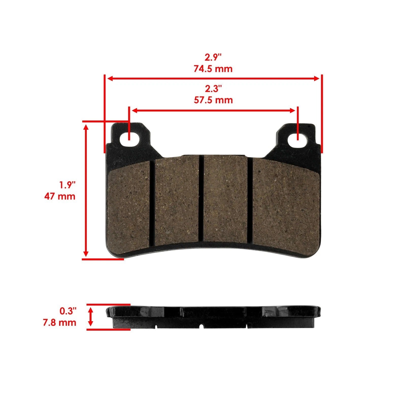 Front Rear Brake Pads for Honda CBR1000RR CBR 1000Rr CBR1000RA Abs 2006-2016