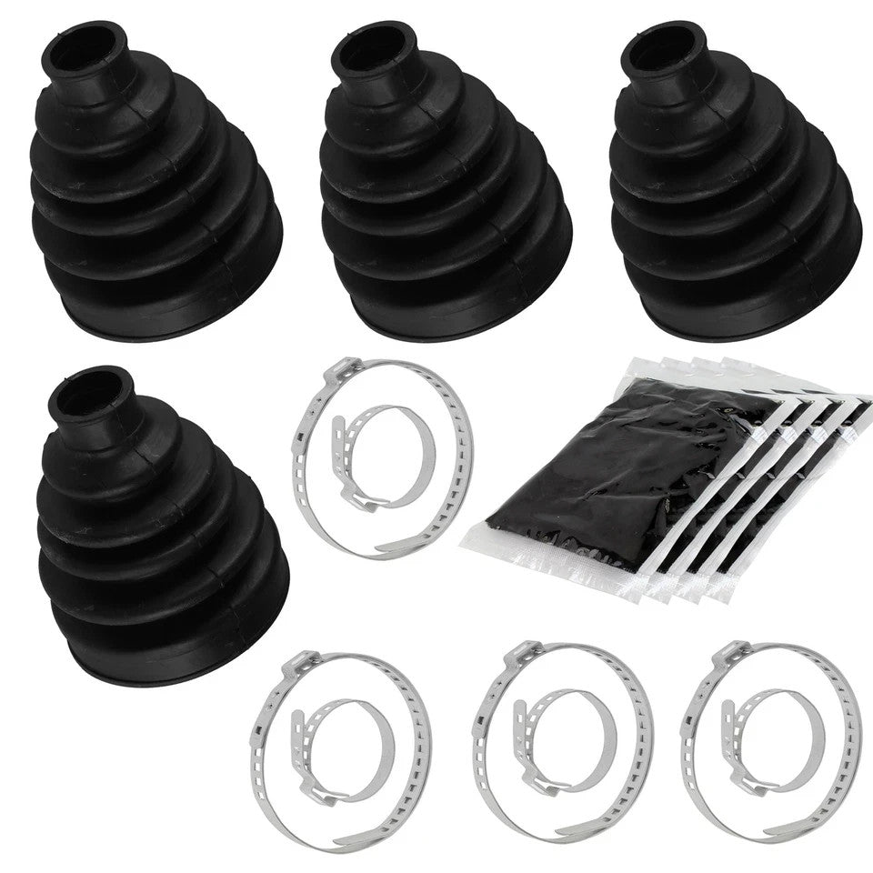 2 Rear Axle Outer Inner CV Boot Kit for Can-Am Outlander Max 650 2008-12 2015-17