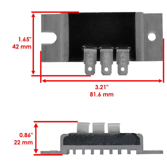 Regulator Rectifier For John Deere Z920A Z920R Z925A Z930A  Z950A Z960A Z960R