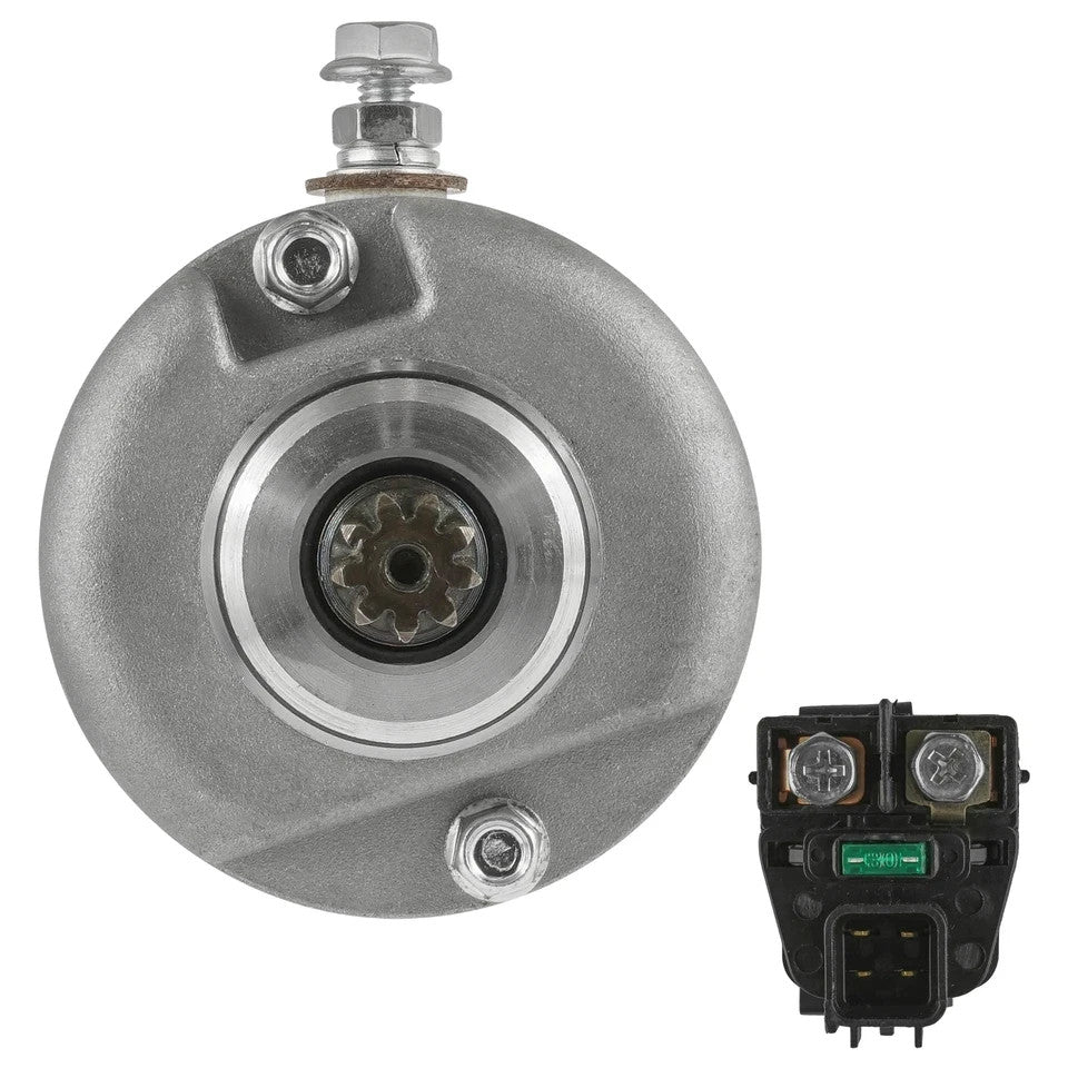 Starter & Relay Solenoid for Suzuki LT-A450X LTA450X Kingquad 450 Axi 2007-2010