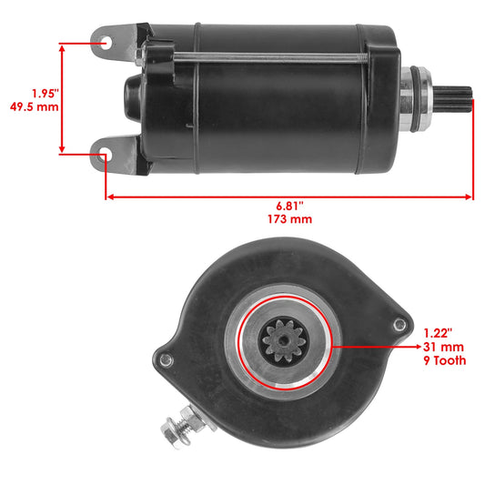 Caltric Starter for Honda VT600C VT600CD Shadow VLX 1991-2007 / 31200-MR1-831