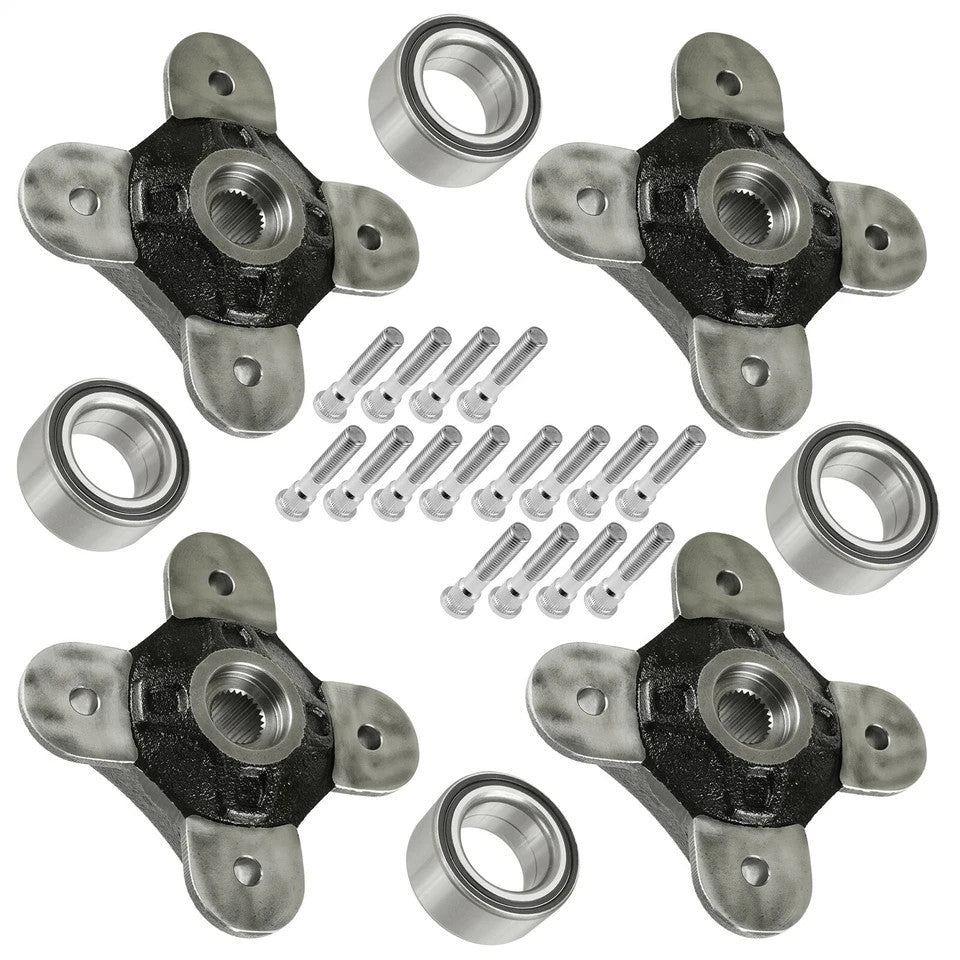 Front Rear Wheel Hub for Polaris RZR XP Turbo/RZR XP 4 Turbo 2018-21 w/ Bearing