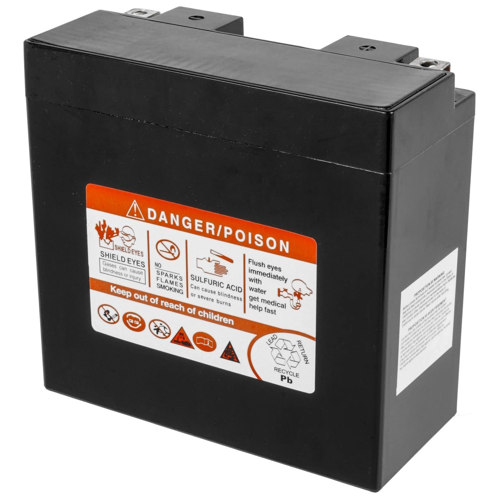 AGM Battery for Yamaha XVS1100 V-Star 1100 Custom 1999-2009
