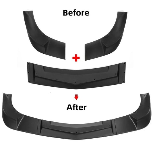 HECASA For 2005-2013 Chevy Corvette C6 Base ZR1 Style Front Bumper Lip Spoiler