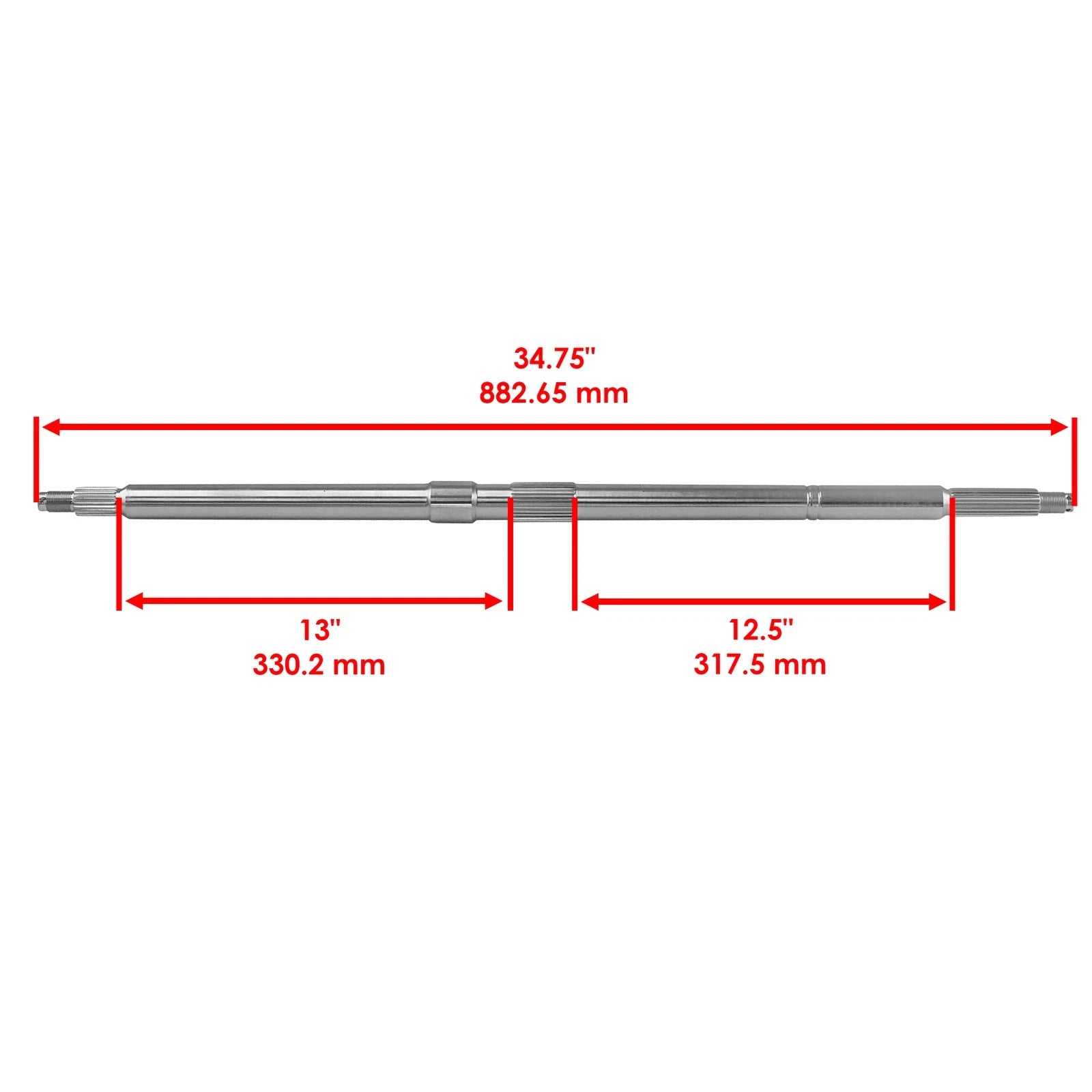 Rear Axle Shaft For Polaris Xpedition 325 425 2000-01 / Magnum 500 99-01 5131862