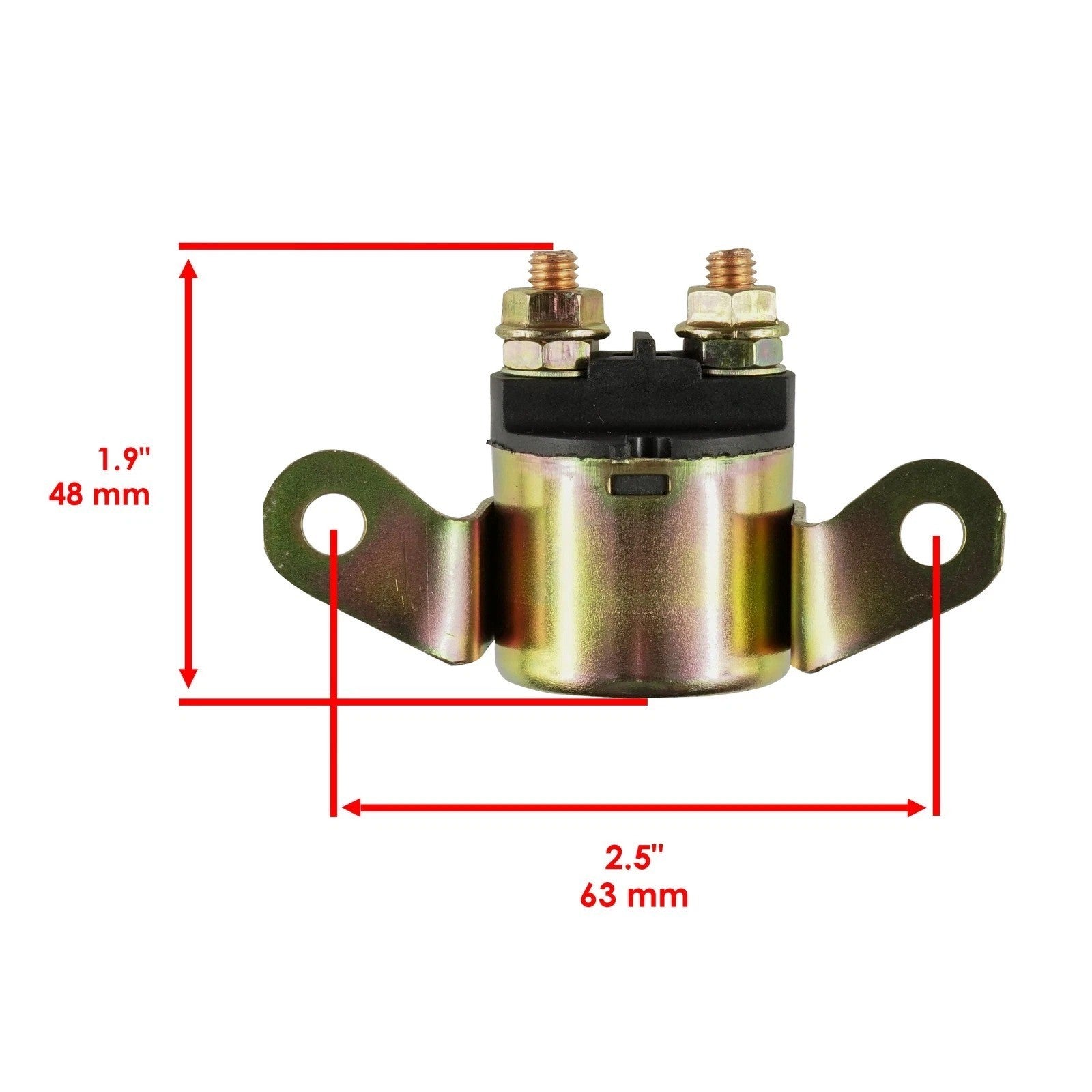 2x Starter Solenoid Relays for Polaris RZR S 800 EFI 2009-14/RZR 4 800 10-2014