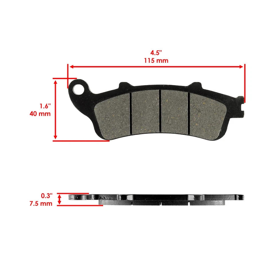 Front & Rear Brake Pads for Honda Xl1000V Varadero 1000 1999-2006