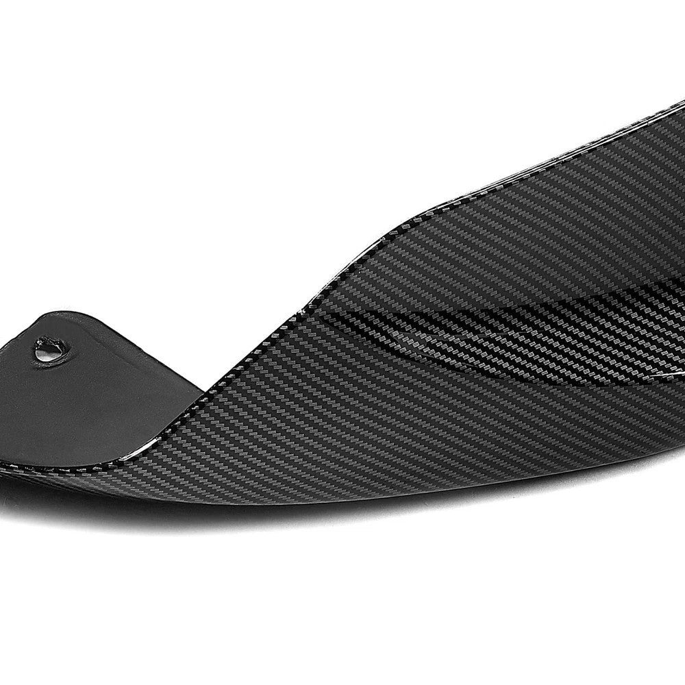 For 2016-17 Honda Accord 4DR HFP Style Carbon Fiber Rear Bumper Spoiler Lip 2PCS