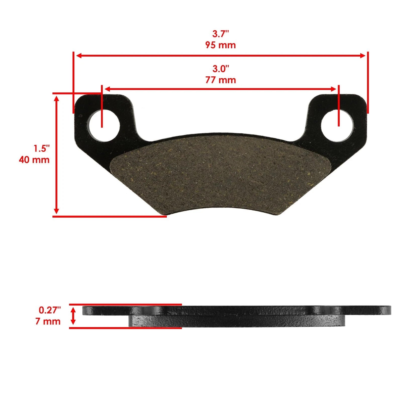 Front or Rear Brake Pads John Deere Gator HPX 4X4 4x2 Diesel VGA12182 VGA12183