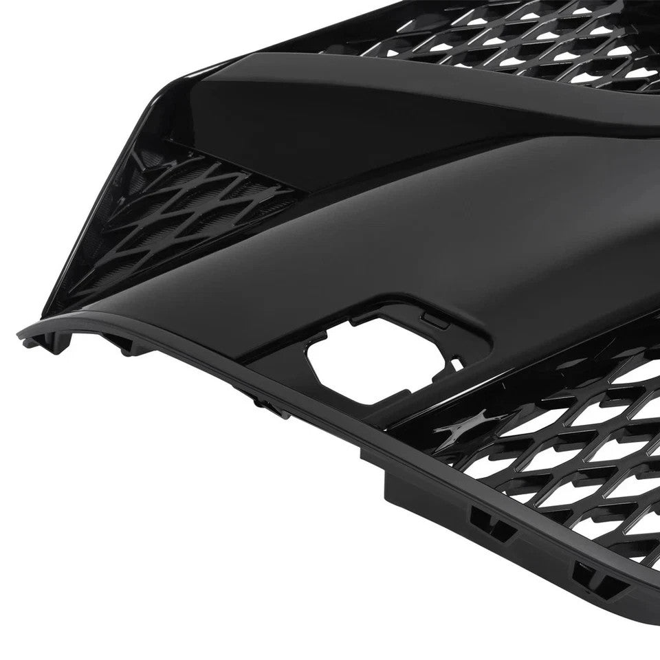 Full Glossy Black Front Bumper Upper Grille Fit For Nissan Maxima 2016 2017 2018