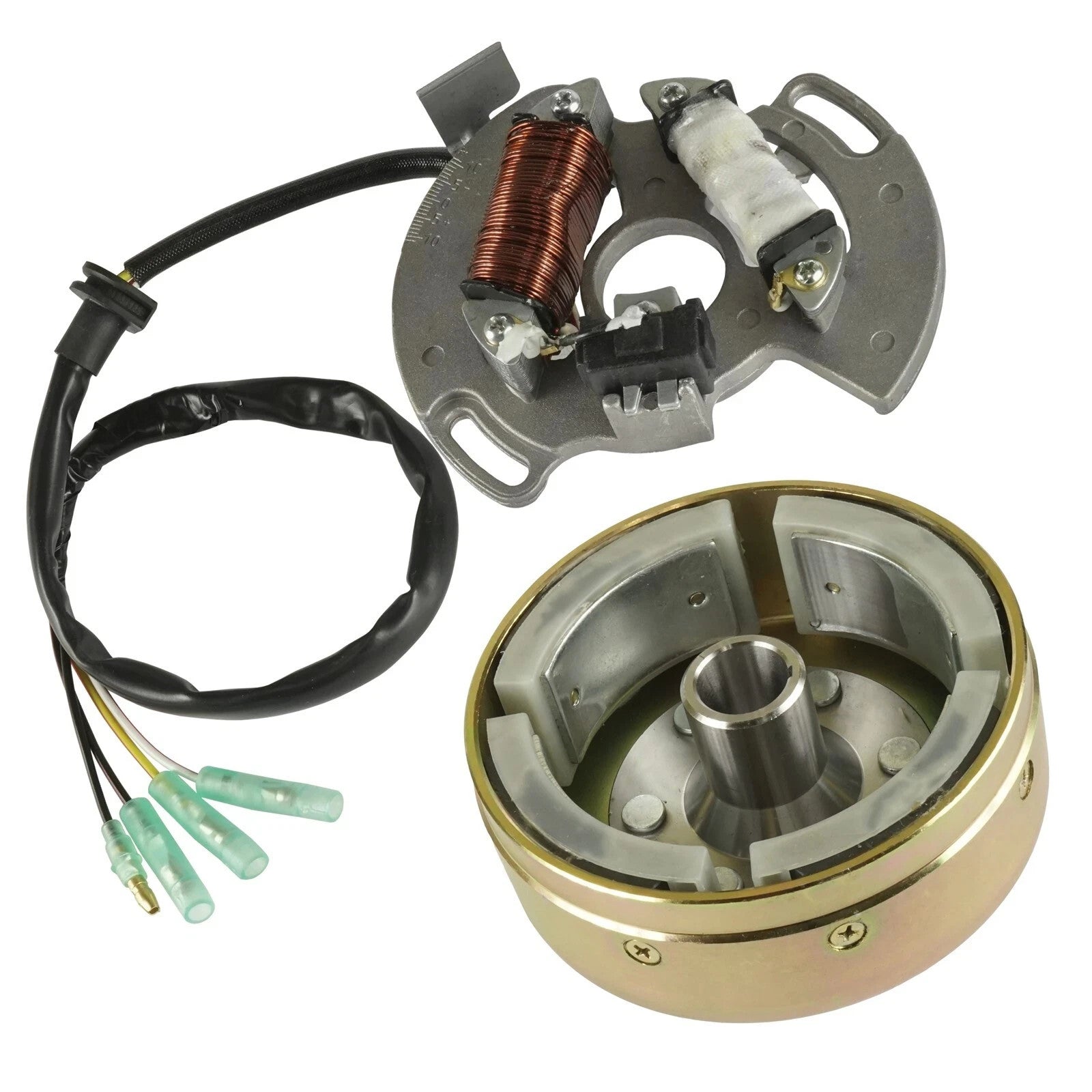 Flywheel Generator w/ Stator Magneto For Yamaha 2xj-85550-m1-00 3jm-85560-00-00
