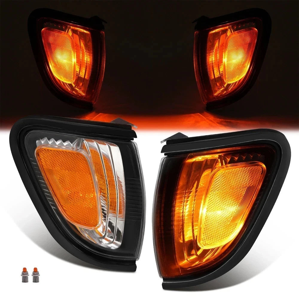 HECASA Side Marker Corner Light Turn Signal W/bulbs For Toyota Tacoma 2001-2004