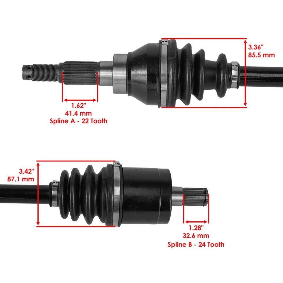 Caltric Rear Left Or Right CV Axle For Kubota RTV-X900G RTV-X900W 2014-2023