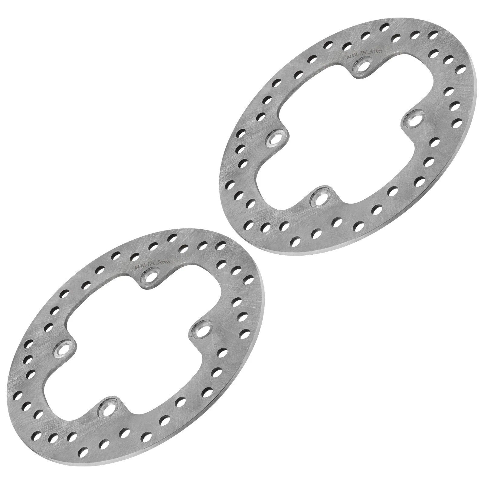 2 Rear Brake Disc Rotor fits Yamaha Grizzly 700 YFM700F YFM700G 4X4 2012 - 2026