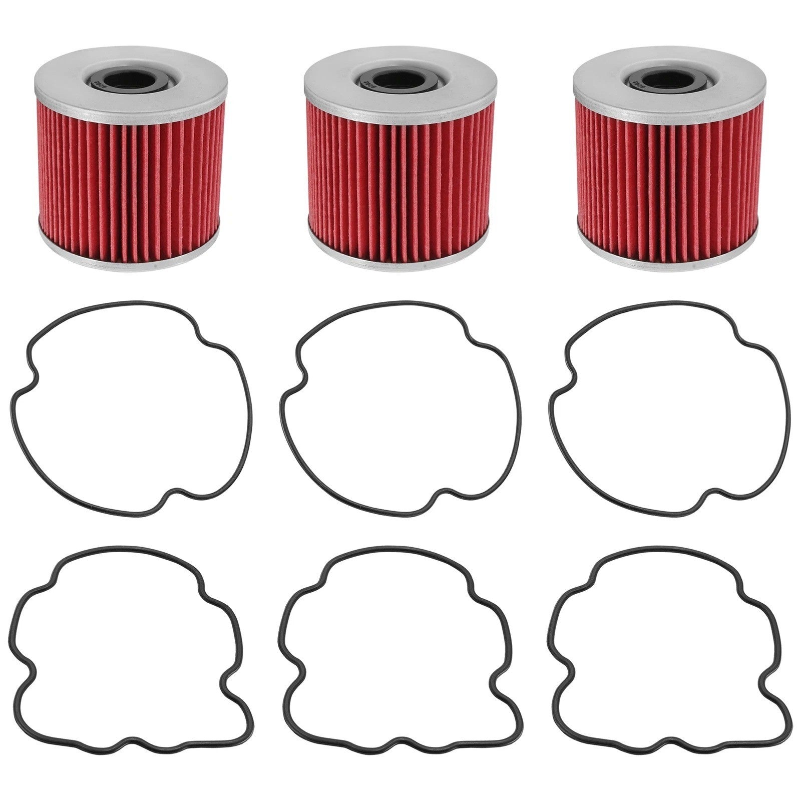 for Suzuki GS750 1977 1978 1979 1980 1981 1982 1983 Oil Filter 3-Pack